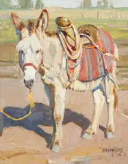 John Moyers, Patience is a Virtue, oil on canvas