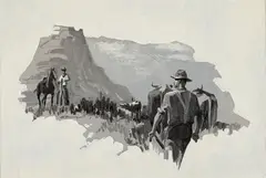 J. K. Ralston, End of an Unfenced Era, oil on board