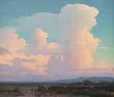 Michael Stack, Clouds at Evening, oil on canvas