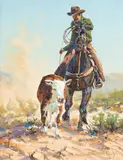 Bringing Him Home by Robert Wood, oil on canvas, offered Mar 2026
