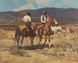 Passing Time by Jack King, oil on board, offered Mar 2026