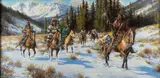 Don Oelze, Bad Medicine Pass, oil on canvas