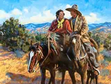 Desert Romance by Buckeye Blake, gouache, offered Mar 2026