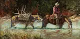 The Best Part of the Trail by Brent Flory, oil on board, offered Mar 2026