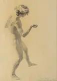 Best of the Bunch by William H. Leigh, graphite, offered Mar 2026