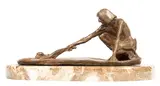 The Snake Priest by Charles Marion Russell, bronze, offered Mar 2026