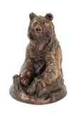 Sitting Bear by Charles Marion Russell, bronze, offered Mar 2026