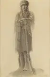 Jim Bridger, Mountain Man by J. K. Ralston, charcoal, offered Mar 2026