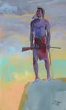 A Horse, A Horse, My Chiefdom for a Horse by Putt Putnam, gouache, offered Mar 2026