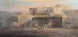 Charles Pabst, Taos Pueblo, oil on canvas