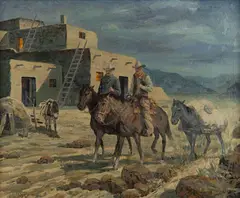 John Paul Strain, Range Report, oil on canvas