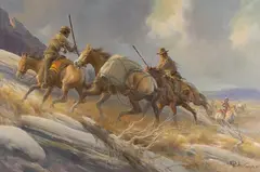 Gerald McCann, Headed for Timber, oil on canvas