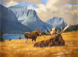 Relaxing by Colin Alexander, oil on canvasboard, offered Mar 2025