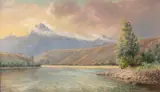 Ralph E. DeCamp, Missouri River, oil on canvas