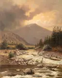 Ralph E. DeCamp, 10 Mile Creek, Helena, oil on canvas