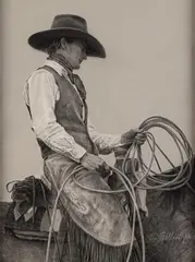 Carrie Ballantyne, Cowboy, charcoal
