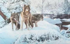 Richard Luce, On Alert, oil on canvas