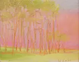 Wolf Kahn, Untitled, pastel