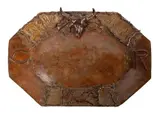 Michael Coleman, Charles M. Russell, bronze platter