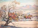 Marjorie Reed, San Pedro River Country, oil on board