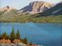 Dave Hodges, Curly Bear Mountain, oil on canvas
