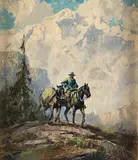 Eustace Paul Ziegler, Packhorse Below Mt. McKinley