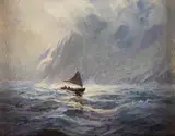 Sydney Laurence, Prospectors, Prince William Sound, oil on canvas