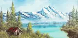 Bob Ross, Alaska Landscape, oil on canvas