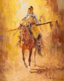 Roy Andersen, Proud of Her Medicine, oil on canvas