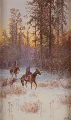 Victor Casnelli, Moving Camp, watercolor