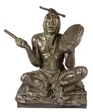 Good Medicine by Keith McMasters, bronze, offered Mar 2025