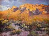 Amber Light by Carol Swinney, oil on canvas, offered Mar 2025
