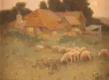 E. Irving Couse, Rustic Idyll, oil on canvas