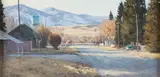 Josh Elliott, Twin Bridges Evening, oil on board