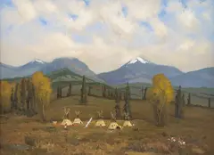 Bill Mittag, A Good Day In Times Past, oil on canvas