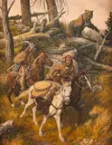 Steven Lang, Sacre Bleu, oil on canvas