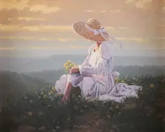 Bruce Greene, Quiet Moment, oil on canvas