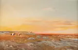 William Standing, Homeward Bound, oil on board