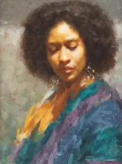 Ramon Kelley, Nadine, oil on canvas