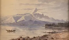 Theodore J. Richardson, Mount St. Elias, watercolor