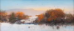 Tom Perkinson, Winter, NM, watercolor