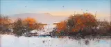 Tom Perkinson, Winter, NM, watercolor