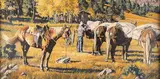 Dennis Grismer, Stecker Ranch Outfitter, oil on canvas