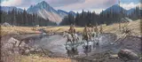 Larry Zabel, On the High Trail, oil on canvas