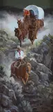 Rough Terrain by Kelly Donovan, oil on canvas, offered Mar 2025