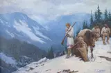 Todd Connor, Explorers, oil on canvas