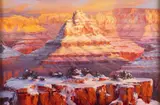Tamara Magdalina, Layers of Snow and Sunshine, oil on canvas