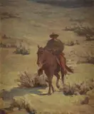 Todd Connor, Cold Ride, oil on board