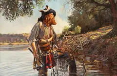 Peter Van Dusen, Touchy Situation, oil on canvas