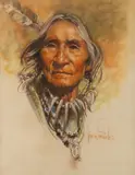 Harley Brown, Powderface, pastel